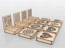 12 Decorative Gift Box Laser Cut Svg, Jewelry &amp; Gift Box Product Image 3