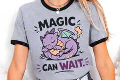 Magic Can Wait Cute Sleeping Dragon Design Product Image 4