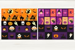 Halloween Squares | 6 Skinny tumbler sublimation designs Product Image 3