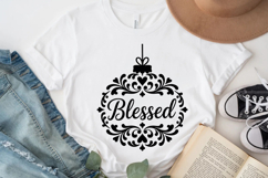 Christmas Round Ornaments Svg bundle Product Image 3