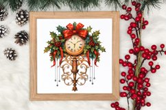 Vintage Christmas Clipart Sublimation, Christmas Clipart Product Image 3