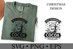 Old Fashioned Hot Cocoa Svg | Christmas svg | Shirt Svg Product Image 3