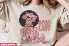 Black Boss Lady Sublimation Bundle PNG Product Image 4