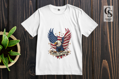 Patriotic USA Clipart PNG Sublimation Designs Product Image 3