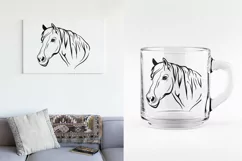 Horse svg #3, Horse head svg, png files Product Image 3
