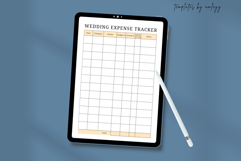 Free Wedding Expense Tracker Editable Canva Budget Template Product Image 3