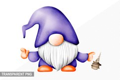 Halloween Gnome - Halloween Gnome Sublimation Design Product Image 1