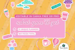 Canva Planner Collection: 15 Digital Planner Templates | BRI Product Image 3