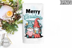 Merry Christmas Kitchen Towel - Christmas Towel Design Product Image 1