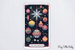Christmas Tarot Card Clipart PNG Product Image 1