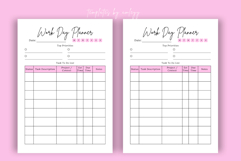 Clean Modern Digital Work Planner Template Canva Minimal Product Image 3