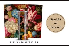 Sublimation Floral Design, Skinny Tumbler Sublimation 20 oz Product Image 3