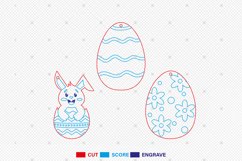Happy Easter Earring Svg Bundle Product Image 2