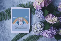 DIGITAL download, Loss of a pet, dog sympathy card Product Image 4
