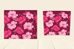 Tumbler Sublimation Design Drawn Flowers Poppies 8 PNG files Product Image 5