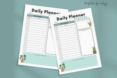 Pastel Daily Planner Template Aesthetic &amp; Editable Canva Product Image 2