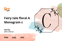 Fairy Tale Floral Monogram Product Image 1