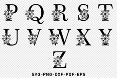 Monogram Alphabet Letters SVG, Monogram Font SVG Cut Files Product Image 3