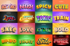 Editable Text Effects Bundle for Illustrator. Vector files Product Image 2