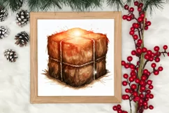 Christmas Farm Animals Clipart, Christmas PNG Product Image 3