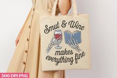 Smut &amp; Wine makes PNG, Wine Lover Sublimation PNG Product Image 3