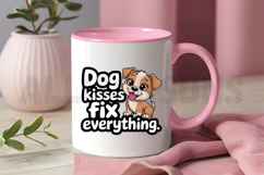 Cute Cartoon Puppy With Dog Kisses Fix Everything Product Image 3