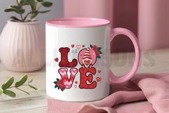 Love Sublimation PNG Design, Cute Gnome Sublimation PNG Product Image 3