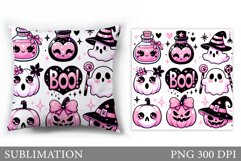 Halloween Pillow Sublimation. Halloween Sublimation Product Image 1