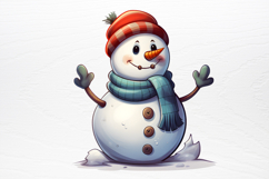 Funny Snowman Sublimation PNG Product Image 3