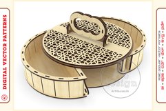 Box Organizer v28 - laser cut file - Glowforge ready SVG Product Image 3