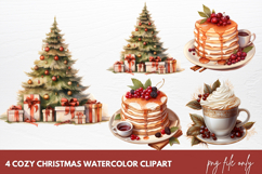 Cozy Christmas Home Clipart Sublimation Product Image 1