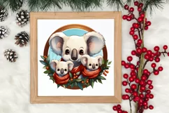 Cozy Christmas Family Animals Clipart , Christmas PNG Product Image 3