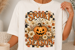 Cute Fall Goldendoodle Dog Sunflower Autumn SVG Product Image 1