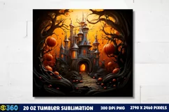 Halloween Tumbler Sublimation Wraps, Tumbler Halloween Product Image 3