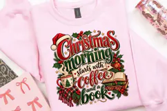 Christmas Morning Starts With Coffee and a Book, Cozy Product Image 2