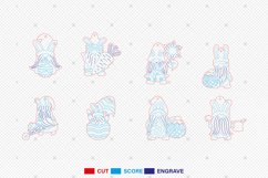 Easter Gnome Earring Svg Bundle Product Image 2