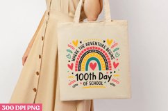 Where the Adventure Begin 100th Day of School PNG, Product Image 3