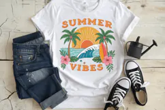 Summer vibes PNG, Beach PNG Sublimation Design Product Image 3