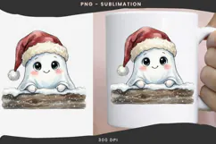 Christmas peeking character png design for T-shirts Product Image 3