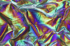 Crumpled Rainbow Holographic Foil Texture Design Product Image 1