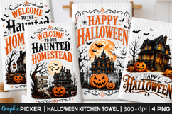 Halloween Kitchen Towel PNG, Funny Halloween PNG, Spooky PNG Product Image 1