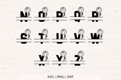 Basketball Monogram SVG Bundle 26 Letters Product Image 3