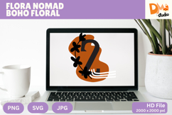 Flora Nomad Boho Floral Monogram Product Image 1