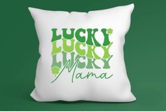 Lucky mama SVG, Retro St. Patrick&#039;s Day Svg Product Image 3