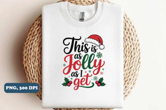 Christmas quotes sublimation PNG Design Bundle, 10 Designs Product Image 6