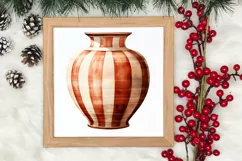 Christmas Antique Vases Clipart, Christmas Clipart Product Image 3
