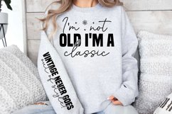 vintage never goes out of style sleeve SVG PNG Product Image 1