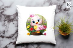 Cute Baby Bird Cartoon Clipart Sublimation PNG Product Image 3