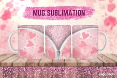 Valentines Mug Wrap | 11 oz | Sublimation Product Image 3