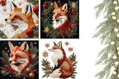 Christmas Fox Pillow Case Designs, Winter Pillowcase Product Image 3